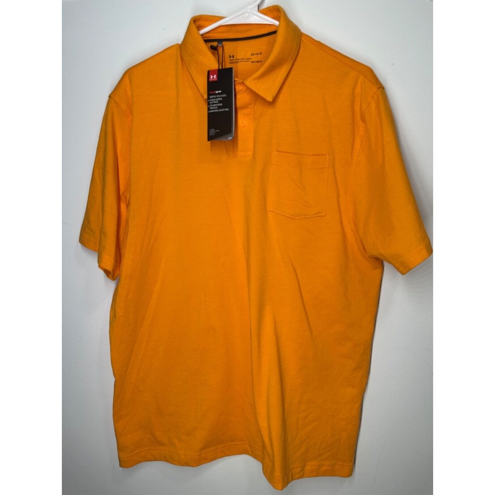 Under Armour‎ Performance HeatGear Loose Golf Polo Shirt Men's Size Large